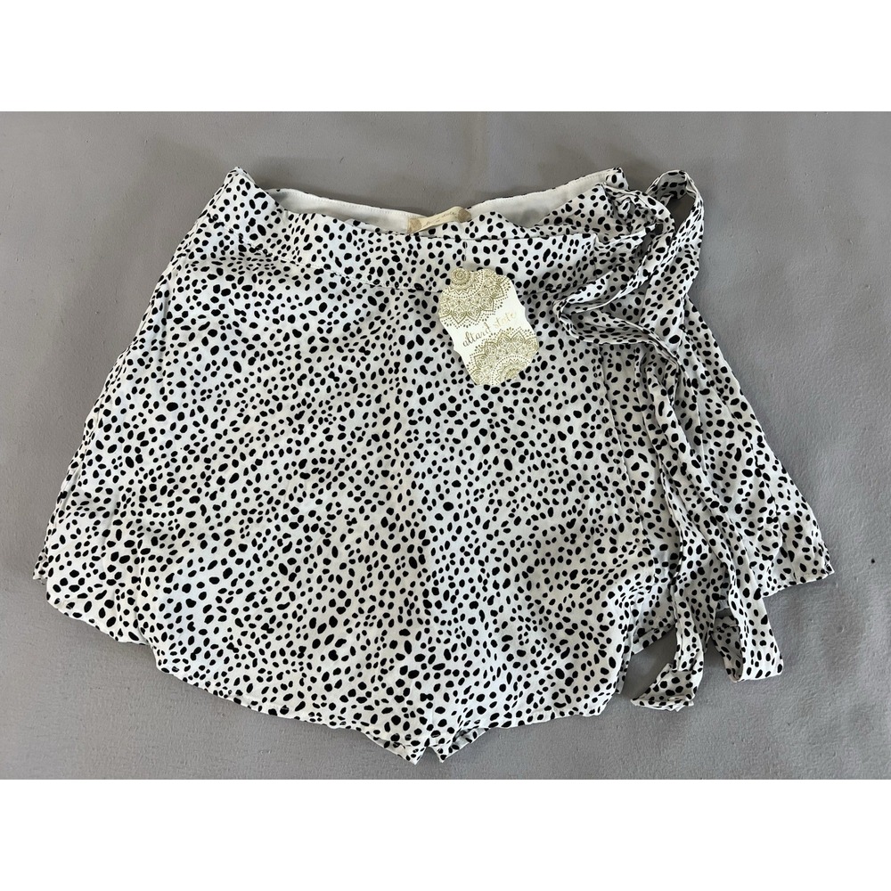 Altar'd State Polka Dot Dálmata Print Skort Sz Médium New